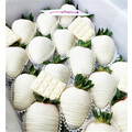 20pcs White Choc Lover Chocolate Strawberries Gift Box